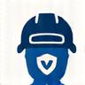 Safety helmet icon